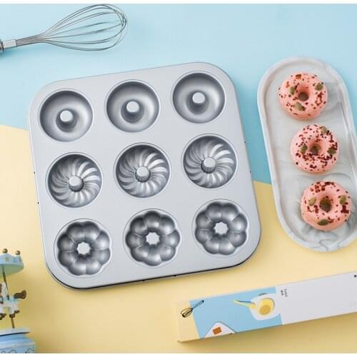 Cartoon Cake Mold 12 Even Donut Mold Oven Household Small Cake Baking Tools Bakeware Coisas Para Cozinha Kitchen Tools EB50MJ