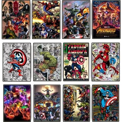 Marvel Avengers Comics Infinity War Diamond Painting Cross Stitch Kits Picture of Rhinestone DIY Mosaic Diamond Embroidery Sale