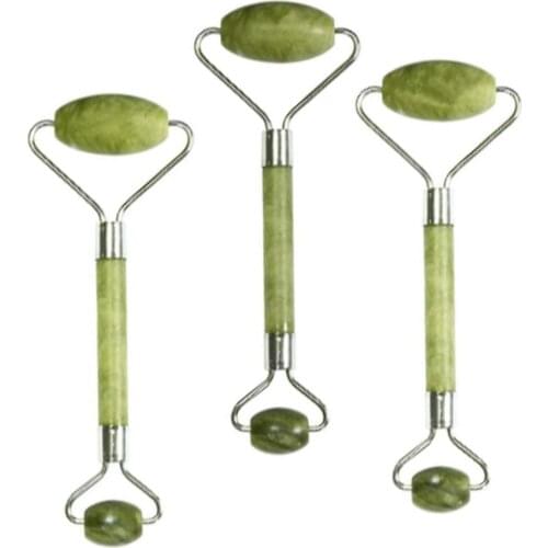 Jade roller lifting beauty device double head jade beauty massager wholesale face eye and body massager