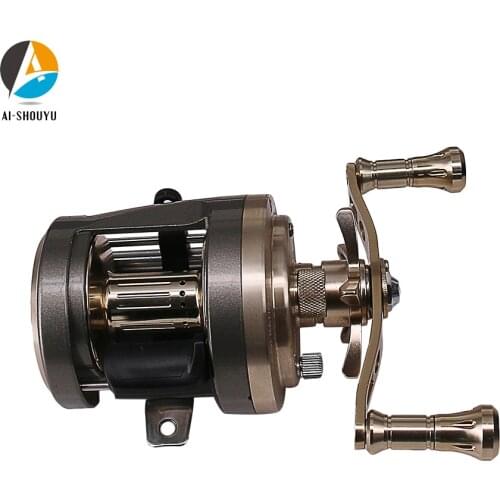 New Trolling Fishing Reel CNC 9+1BB 6.0:1/7.1:1 Casting Sea Fishing Reel Saltwater Baitcasting Reel Coil Cast Drum Wheel