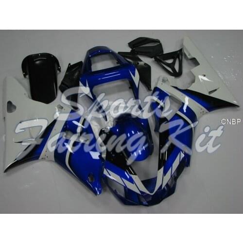 Body Kits for YZF R1 2000 - 2001 Blue White Plastic Fairings YZFR1 2001 Fairings YZFR1 2000