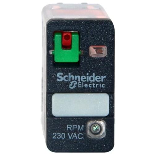 Device LED light RPM12BD small type intermediate relay DC24V 1 open 1 closed 15A Perfectly compatible with RPZF1