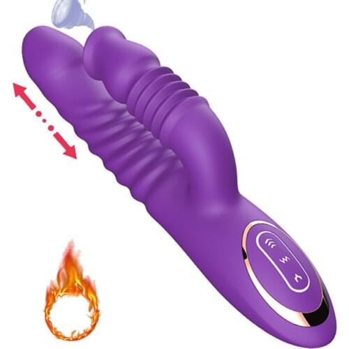 Telescopic Clit Sucker Vibrators G spot Phalos Female Clitoris Stimulator Vagina Vibrator Adults Sex Toys For Woman