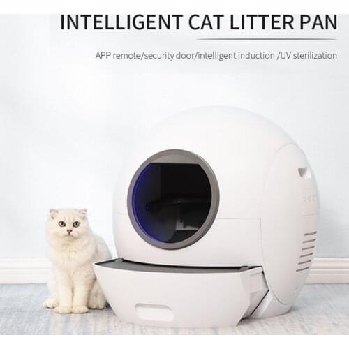 Smart Cat Litter Box Closed Automatic Pet Bedpans Toilet Litter Large Litter Box Katten Bedpannen Self Cleaning Litter Box