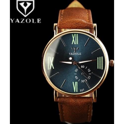 YAZOLE Wrist Watch Roman numerals Mens Watch Men Watch Luminous Sport Mens Watches Clock saat erkek kol saati reloj hombre