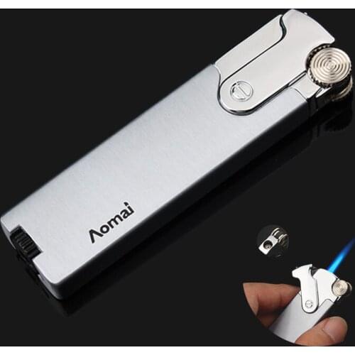 NewTorch Lighter Metal Windproof Gas Butane Jet Flint Lighter Nozzles Turbo BBQ Cigar Spray Gun Gadgets Men