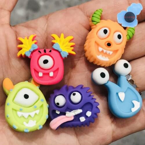 High Quality 1Pcs Cartoon Animals Shoe Charms 3D Shoe Accessories Decorate Diy Wristbands Backpack Croc Shoes Jibz Kids Gift