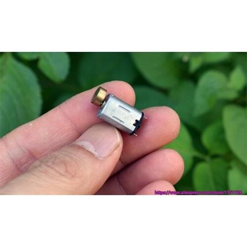 10pcs/lot, M20 DC motor with eccentric shaft 3V 8*10*15mm vibrating motor