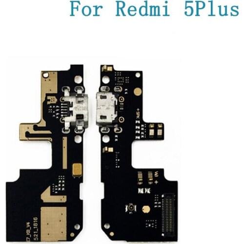 10pcs/lot Tail Plug Small Board Charging Port Connector For Xiaomi Redmi 5Plus USB Port Charger Dock Plug Flex Cable