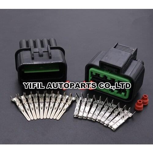 5Sets/lot DJ7101Y-2.2-11/21 10 Pin/Way Male Female Car Electric Automotive Harness Connector Plug Adatper Socket
