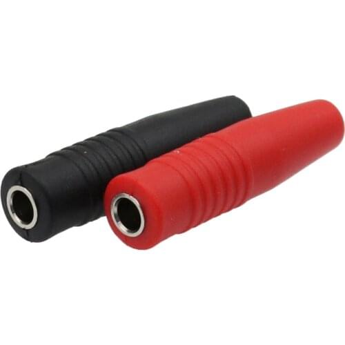 5Pair Copper 4mm Silicone Insulated Banana Female Jack Socket Plug Connector Mini Plugjack Wire Connector High Quality