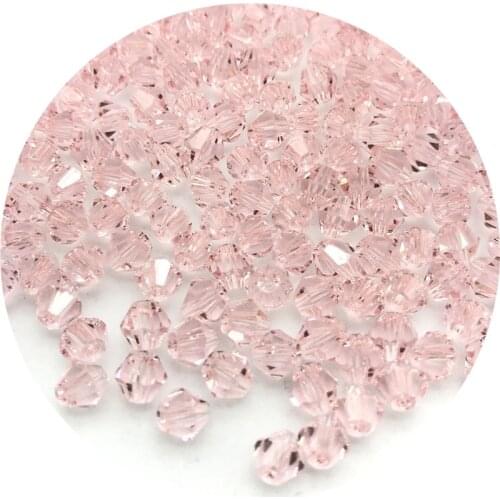 4/6/8mm Shiny Crystal beads Bicone Beads Glass Beads Loose Spacer Beads for Jewelry MakingDIY Bracelet Necklace #008