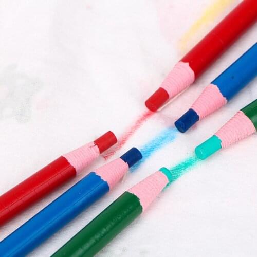 Colorful Drawing Pencil Quilting Cutting Tailors Chalk Marking Pen DIY Clothing Sewing Design Pattern-Making Tool Accessories