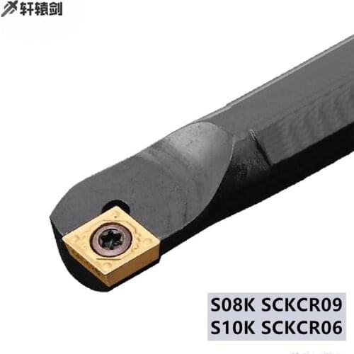 1PC S08K S10K SCKCR06 SCKCL06 Internal Turning Tool Holder CNC Cutting Tool Carbide Inserts for CCMT