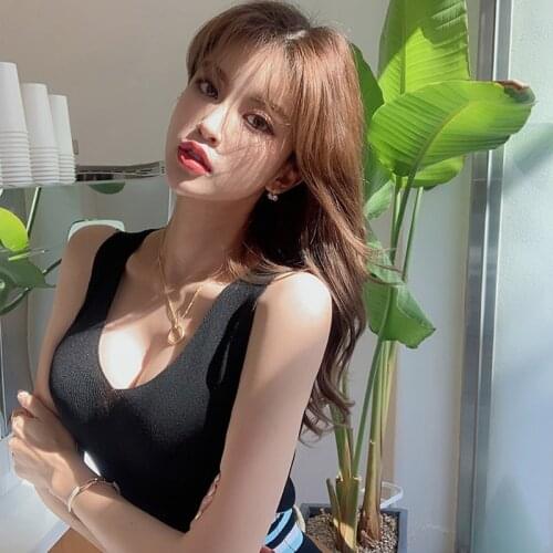 The new spring and summer will han edition brim long v-neck sweater stripe condole split knitted dress