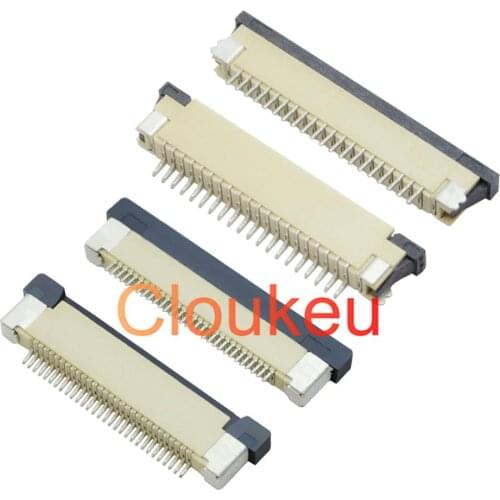 FPC FFC 0.5/1.0mm connector socket 4P 5P 6P 7P 8P 10P 12P 14P 16P 18P 20P 22P 24P 26P 28P 30P Drawer type Upper contact