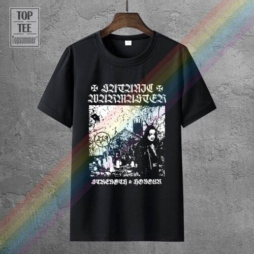 Satanic Warmaster Strength And Honour 2001 Album Cover T Shirt