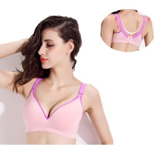 Maternity Cotton Bras Pregnant Breastfeeding Soutien Gorge Allaitement Pregnancy Women Breast Feeding Nursing Underwear