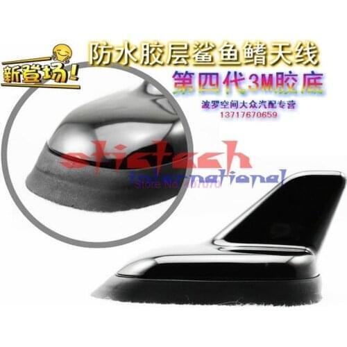 By DHL or Fedex 100pcs Car roof decoration Shark fin antenna for Volkswagen VW Golf 6 Tiguan Passat AUDI A4L A6L