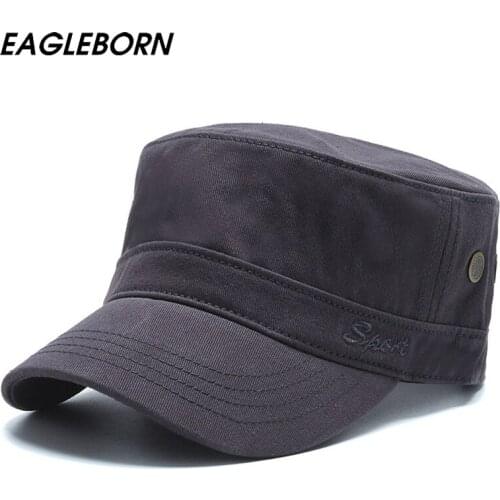 New Men Army Cap Women Military Cap High Quality Pure Cotton Solid Military Cap Embroidered Men Military Cap Dad Hat Army Green