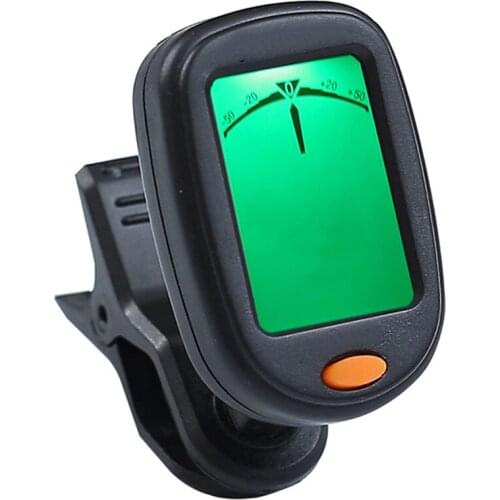 Electric Guitar Tuner Pedal Clip Chromatic Digital Rotatable LCD Sn Tuners for Guitar Bass Violin Guitar Accessories