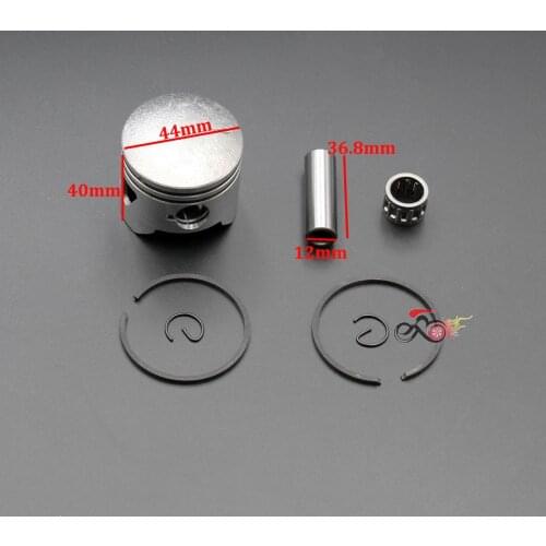 44mm Piston & Rings Kit For 2 Stroke 49cc Pocket Bike X2 X1 X7 MINI Chopper