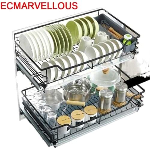 De Despensa Rangement Cuisine Mutfak Malzemeleri Dish Rack Keuken Cocina Cozinha Organizer Kitchen Cabinet Storage Basket