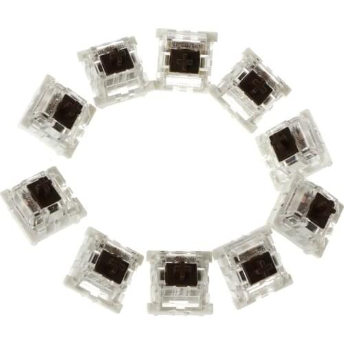 10Pcs 3 Pin Mechanical Keyboard Switch Waterproof Blue Replace For Gateron Cherry MX