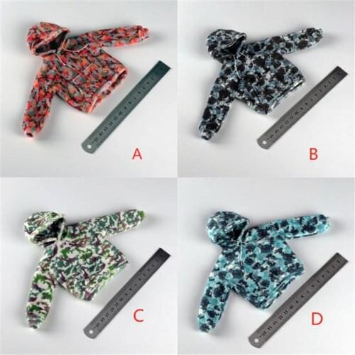 CCTOYS 1/6 Male Soldier Plush Hoodie Sportswear Jacket CC011 Fashion Tops Clothes Accessories Fit 12'' Action Figure Body