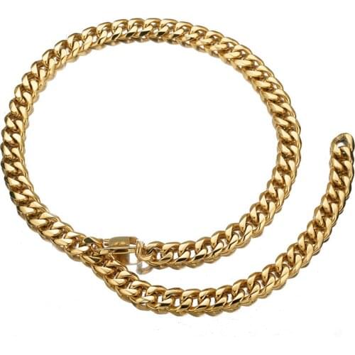 Rapper Men Necklace Stainless Steel Cuban Chain Xxxtentacion Style Hip Hop Choker Jewelry 24inch or 30inch