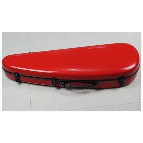 New High quality violin fiddle 4/4 full size RED fiber glass case Bag with bow holders & straps