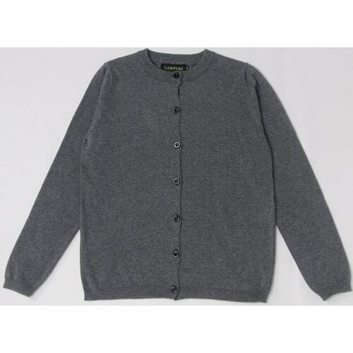 2021 Mum Solid Casual Basic Sweater Round neck Kids Soft Wool Clothing for Girls Autumn Winter Sweaters Hooded with Button