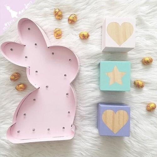 Nordic Star Cloud Heart Wooden Building Blocks Ornament For Kids Toys Baby Room Decoration Photo Props Natural Handicraft Gifts