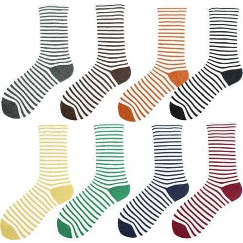 Warm Simple Striped Long Socks Fashion Heap Heap Socks Women Korean Style Harajuku Calcetines Mujer Skarpetki Sokken Skarpety