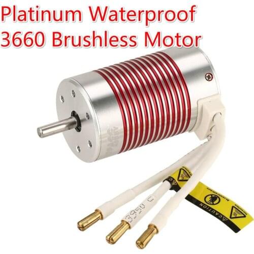 Surpass Hobby Platinum Waterproof 3660 Brushless Motor Engine 4300KV 3800KV 3300KV 50000RPM for 1/10 RC Car Truck Model