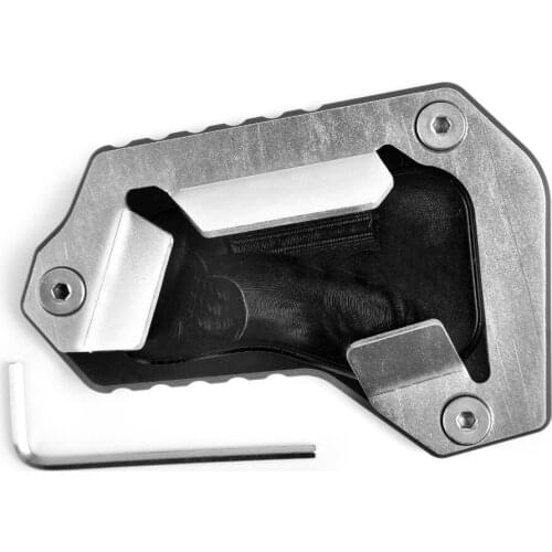 Areyourshop CNC Kickstand Side Stand Extension Pad For Triumph Tiger 1200 Explorer 2016-2017 Motorcycle Accessories Parts