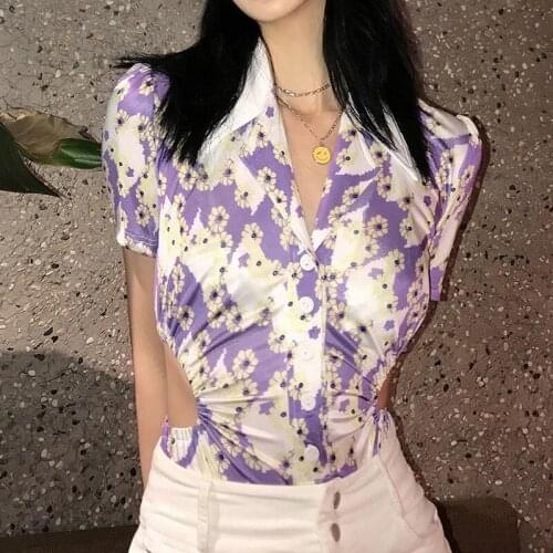 Romper Womens Jumpsuit Summer 2021 Sexy Fashion Casual Printing Tight Fitting Short Sleeve Female Bodysuit