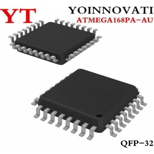 10pcs/lot ATMEGA168PA-AU ATMEGA168 ATMEGA168PA MCU 8BIT 16KB FLASH 32TQFP Best quality