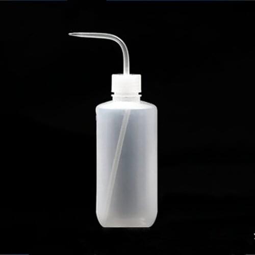 250ml drip bottle water-cooled liquid plus kettle curved mouth water bottle injection bottle water-cooled pot soft bottle squeez