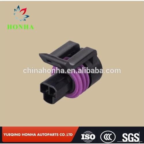 2Pin EV1 Fuel Injector Female Waterproof Electrical Connector 12129142