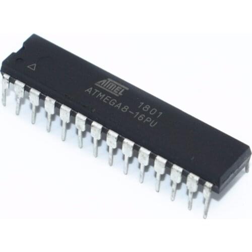 ATMEGA8 ATMEGA8-16PU MEGA8-16PU MEGA8-16 DIP Flash IC DIP-28 8-bit with 8K Bytes In-System Programmable Flash