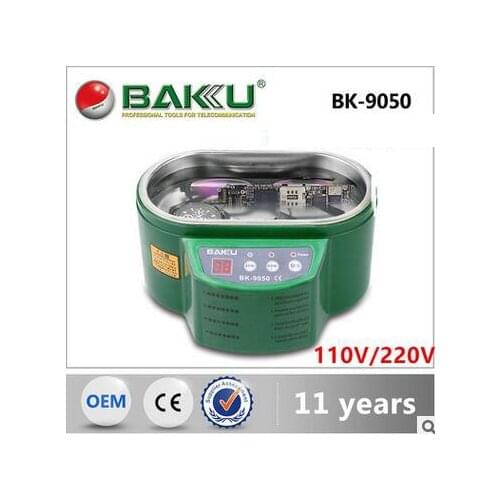 BK - 9050 ultrasonic cleaning machine chip, clock and watch, dentures, mobile phone, glasses, jewelry cleaners 110V/220V