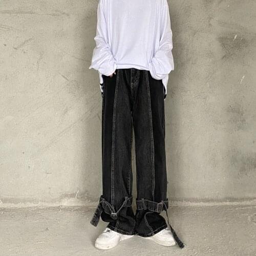 Clearluv Men's Wide Leg Jeans