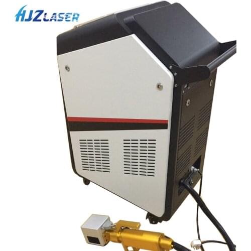 Factory Price 50W 100W Fiber Laser Backpack Cleaning Rust Removal Machine