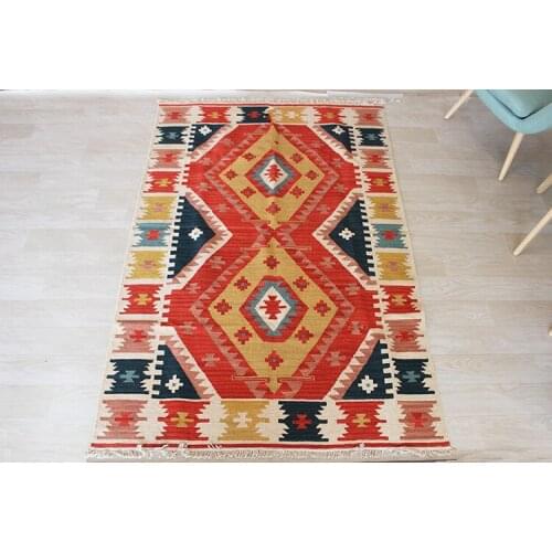 Kilim Kilrim Manual Weave Wool Foreign Lands Nation Disturbance Sago Second A Living Room Tea Table Carpet