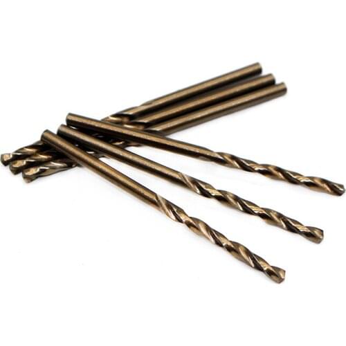 M35 2.9 10PCS Cobalt Drill Bits For Metal Wood Working M35 HSS Co Steel Straight Shank 2.9mm Twist Drill Bit Power Tools Mayitr