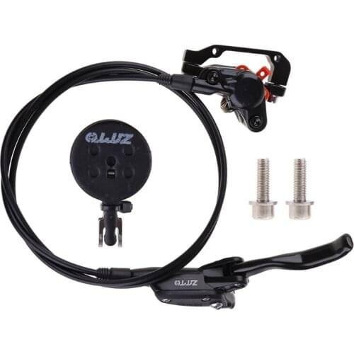 Bike Disc Brake Kit, Aluminum Front and Rear Caliper, Full Aluminum Alloy Bicycle Brake Lever, Mechanic Tool-Free Pad