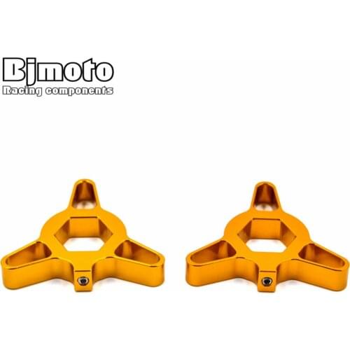 BJMOTO Motorcycle 14MM Fork Preload Adjusters For Kawasaki Z750 ZX6R ZX10R ZX14R for Yamaha FZ1 FAZER YZF R6 R1