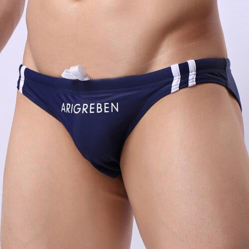 Mens Swimming Trunks Sexy Low-waist Triangle Swimming Trunks Simple and Fashionable Panties Mens Underwear Sexy Man