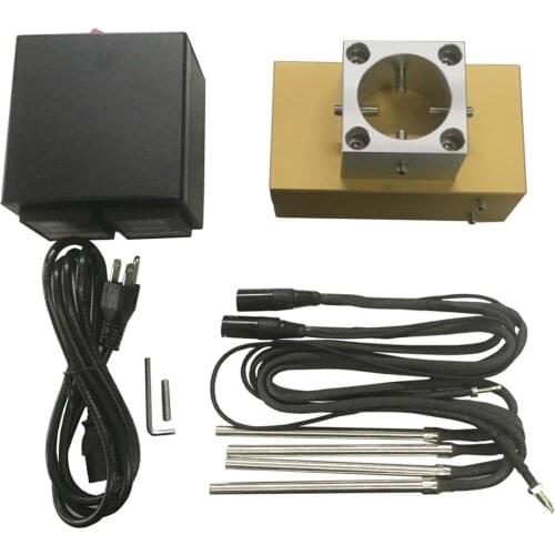 Rosin Press Plate Kit 4"x7" Rosin Extractor With 4 Heating Rods Hydraulic Heat Press Plate